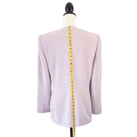 Le Suit Vintage Women’s Pastel Purple Long Sleeve Button Up Skirt Suit Size 12 - Picture 4 of 15